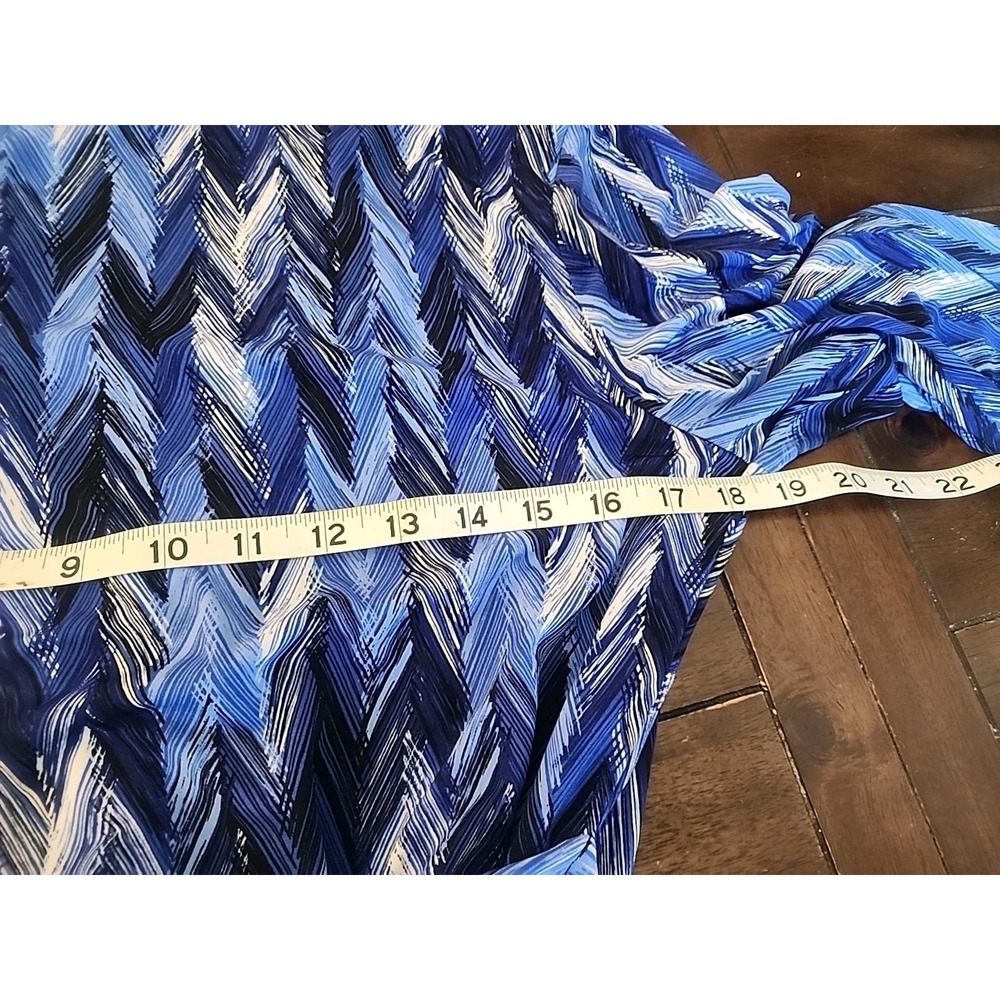 Liz Claiborne Neck Faux Wrap Dress Tie Belt Stretch Office Modest Corporate Lot - Picture 14 of 16